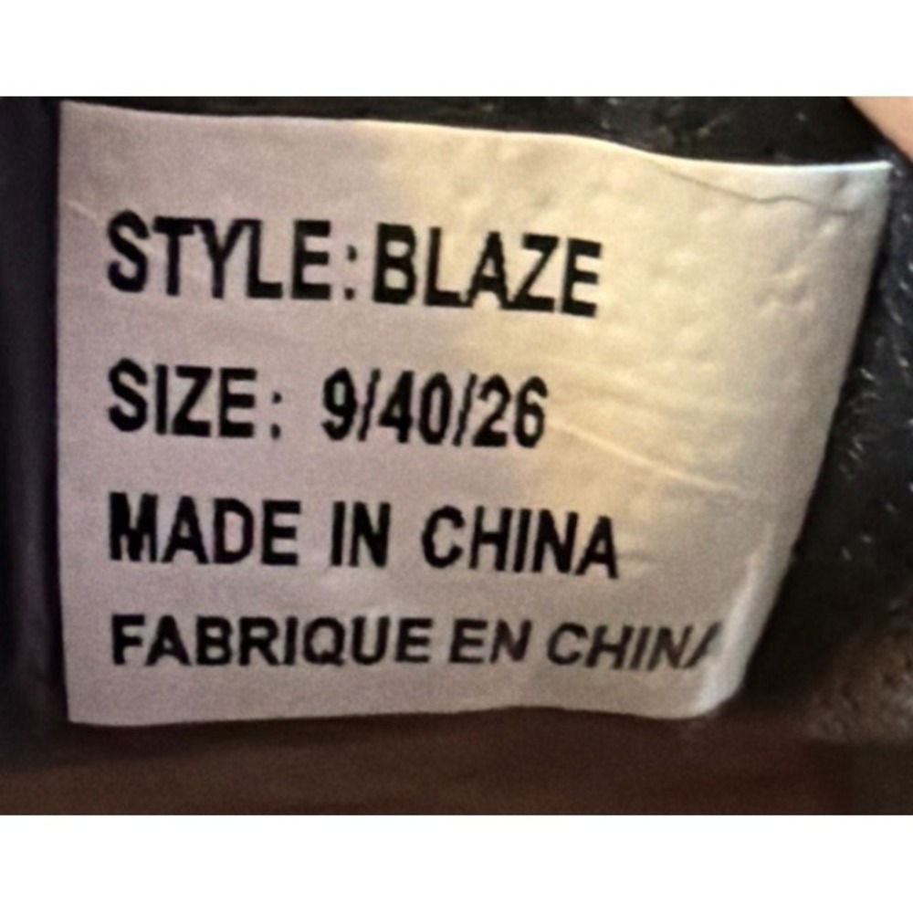YRU Blaz3 Blaze Holographic Teal Flame Platforms Gothic Punk Rave Sneakers Sz 9 - Picture 3 of 16